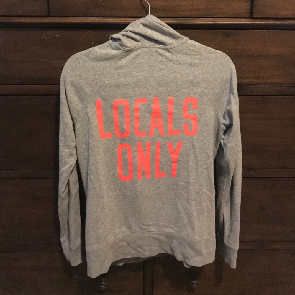 Victoria's Secret Grey zipper hoodie